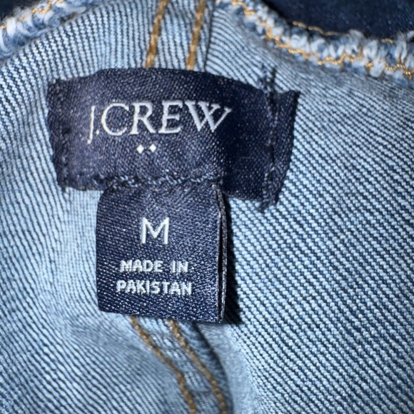 J Crew Denim Overalls medium wash size M - Picture 6 of 6